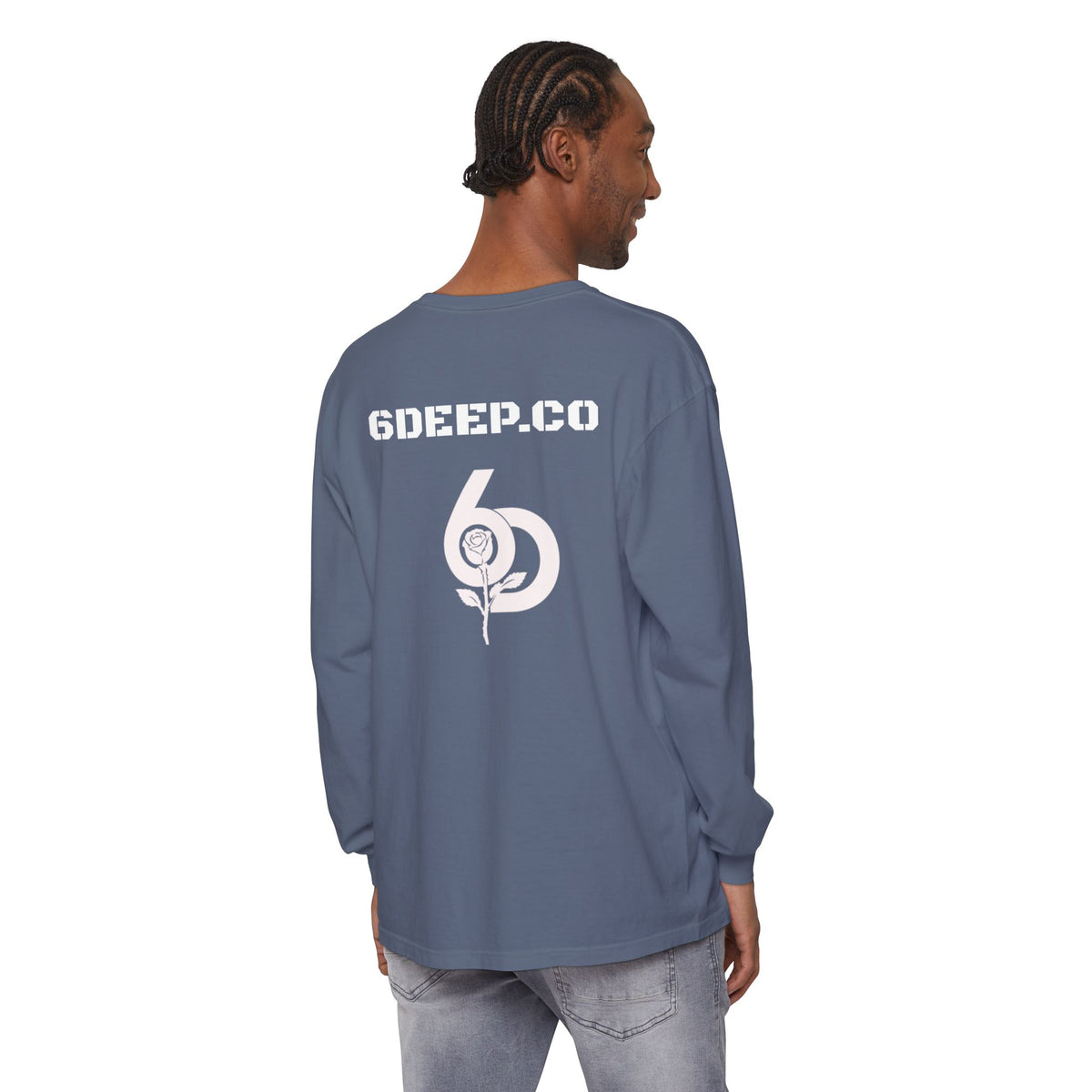 6 Deep Luxury Don't Stop Here Bear Long Sleeve Tee More Available Colors