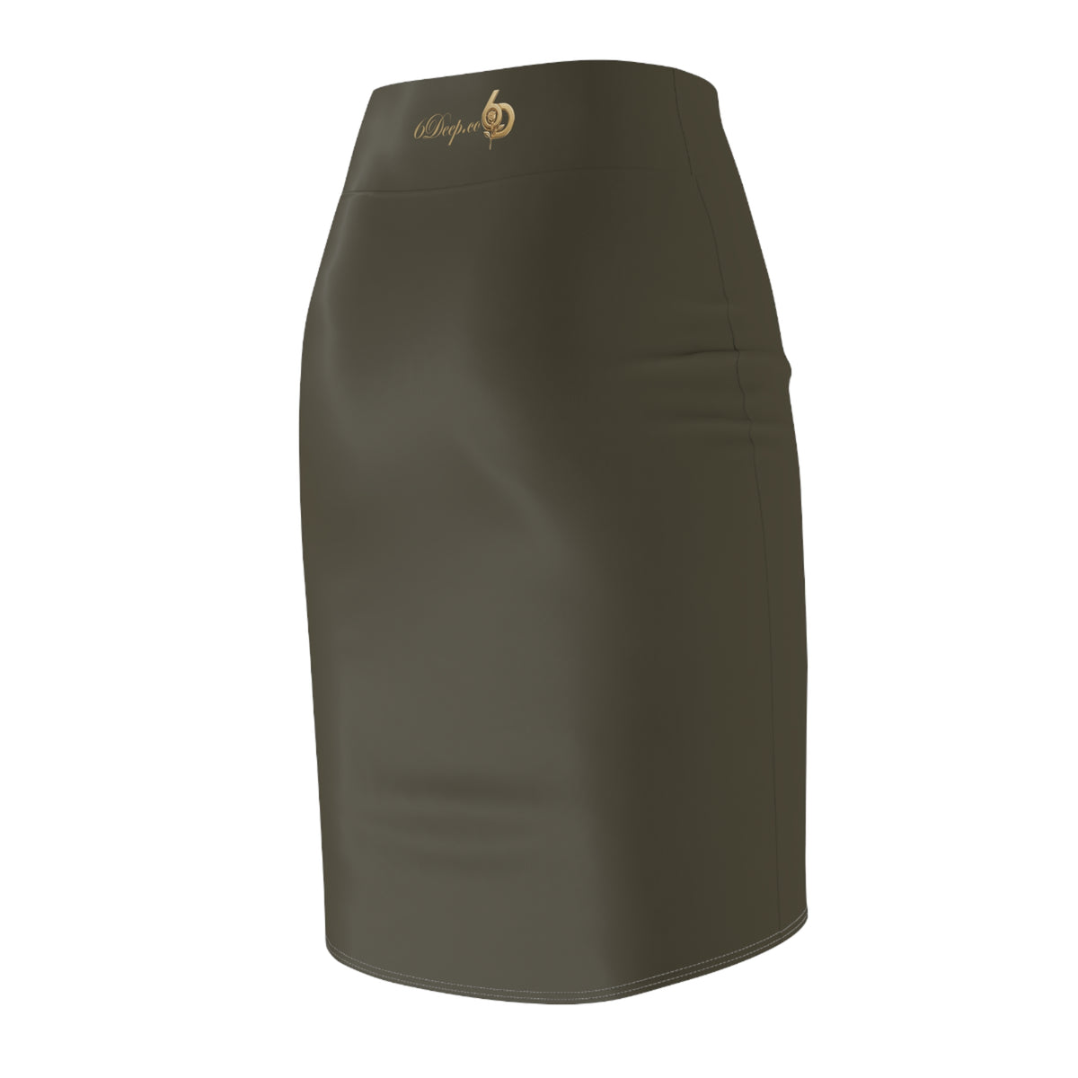 Camo Green Pencil Skirt
