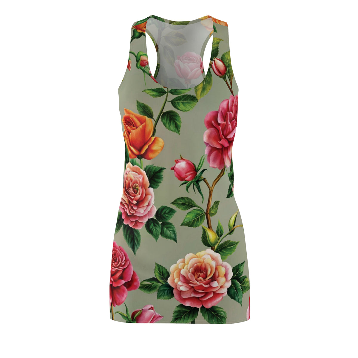 Floral Vintage Garden Racerback Dress (Shop the Look) "Slides sold separately"