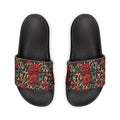 Women's Sexy Leopard & Rose Slide Sandals — Removable-Strap