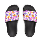 Women's Pastel Brushstroke Slide Sandals — Removable Strap