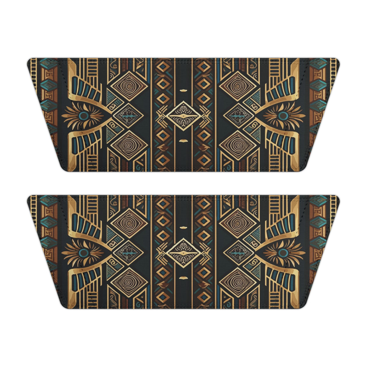 Women's Boho Tribal Slide Sandals — Removable-Strap