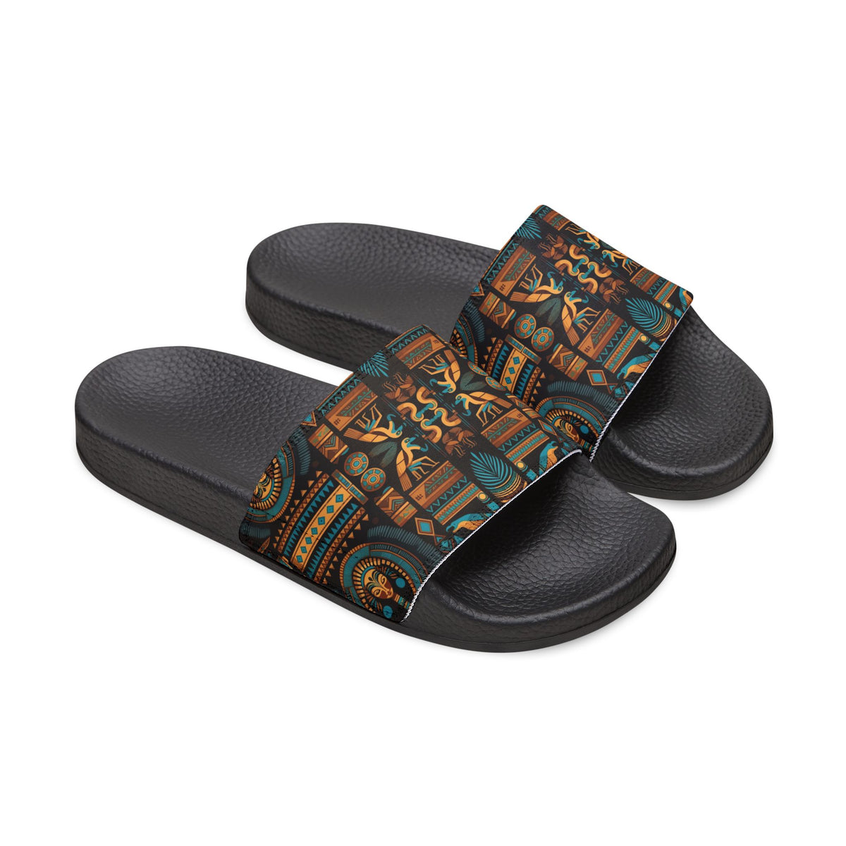 Tribal Geo Slide Sandals — Women's Removable-Strap