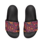 Women's Abstract Geometric Slide Sandals Removable Strap