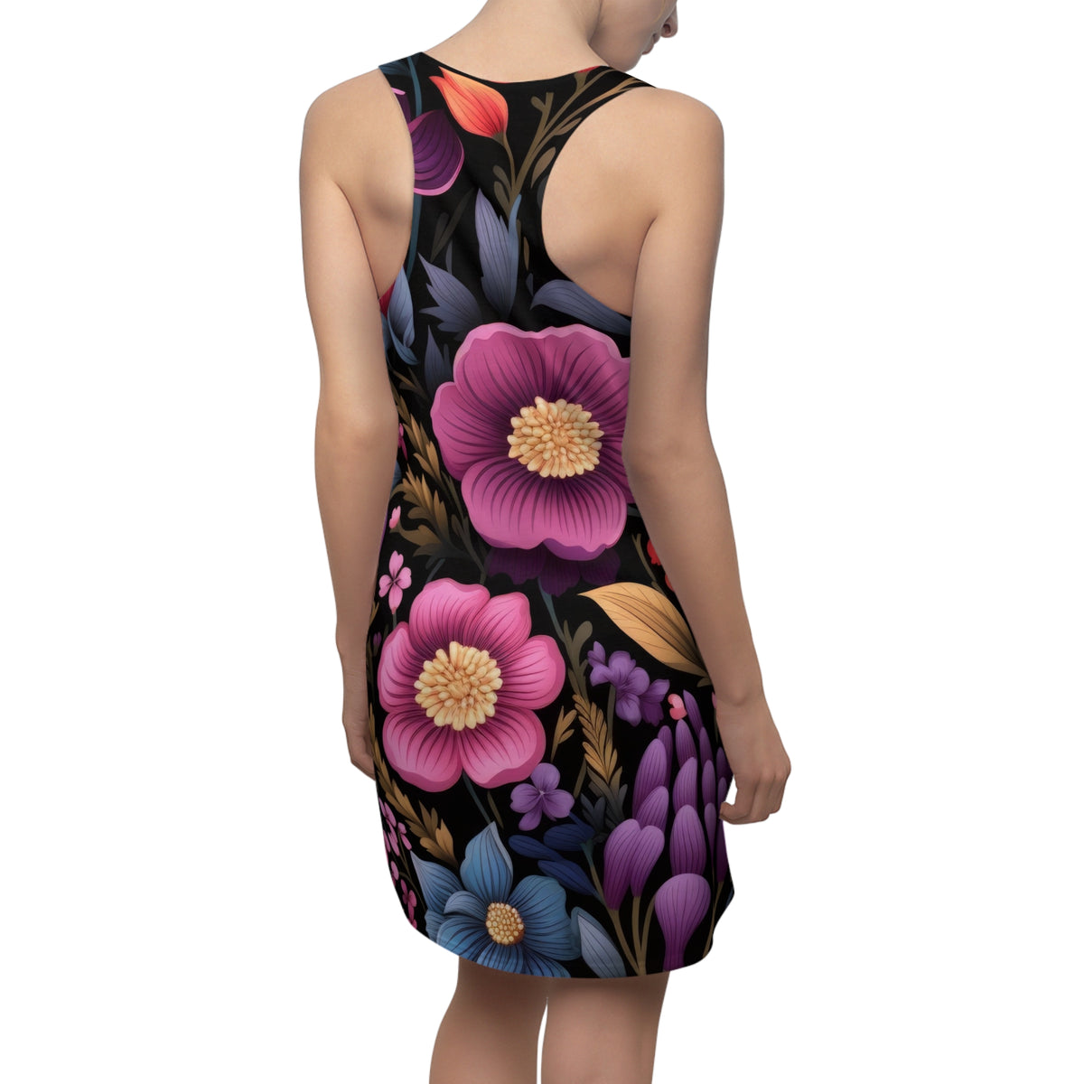 Botanical Floral Racerback Dress (Shop the Look) "Slides sold separately"