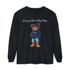 6 Deep Luxury Don't Stop Here Bear Long Sleeve Tee More Available Colors