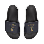 6 Deep Royal King Men's  Comfort Slides Removable-Strap