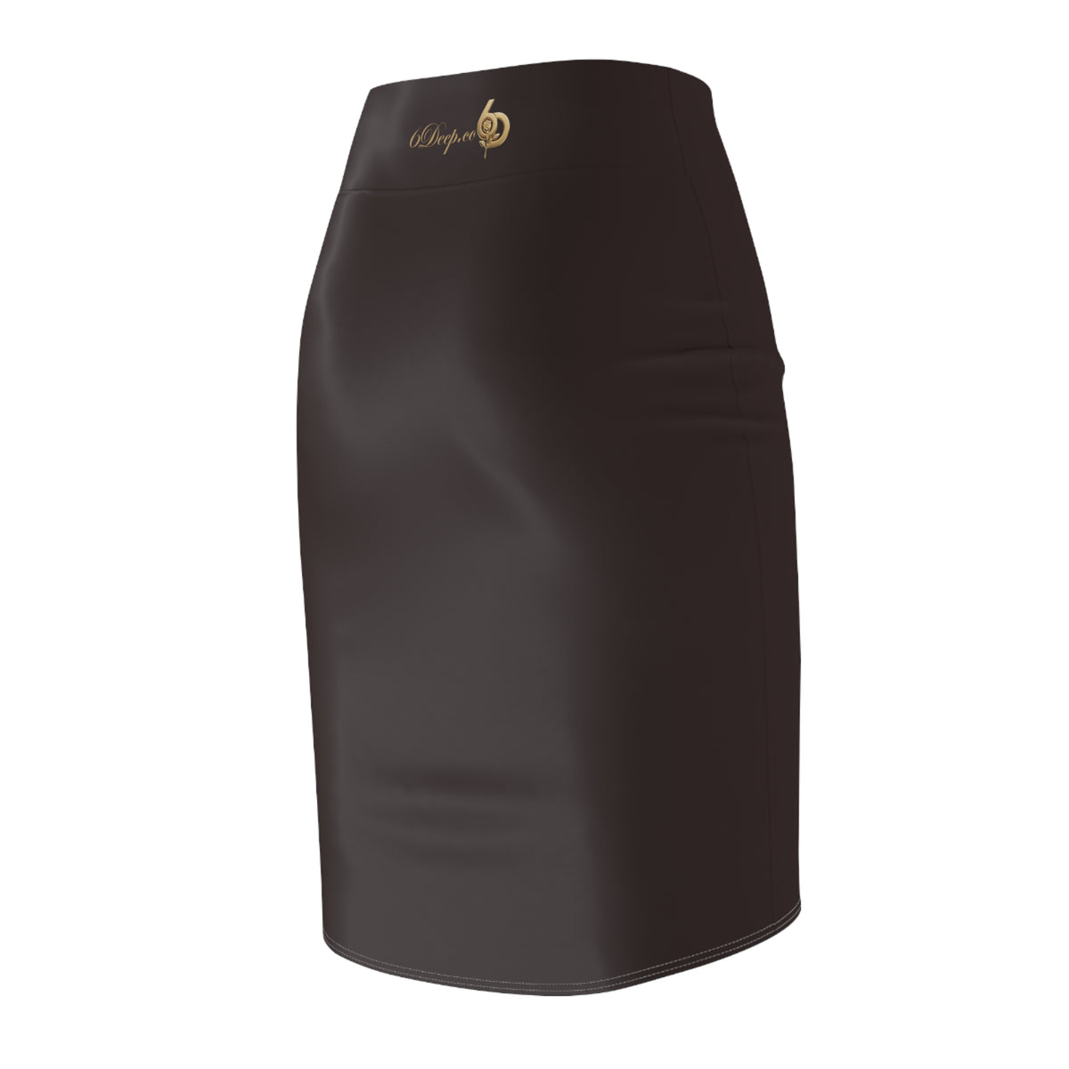Classic Chocolate Brown Women's Pencil Skirt