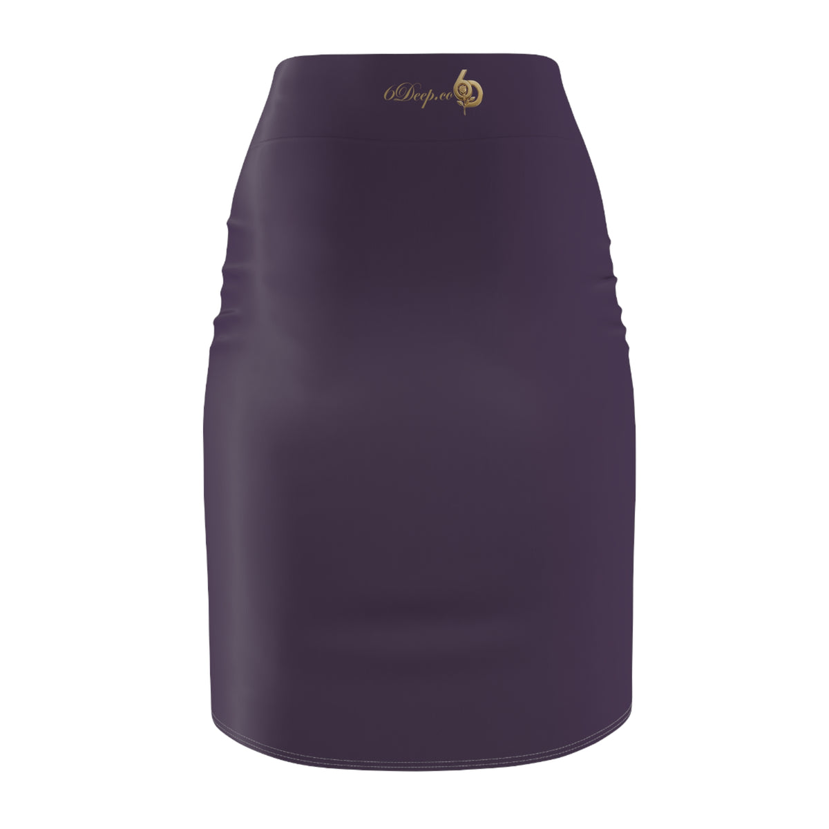 Plum Eggplant Pencil Skirt