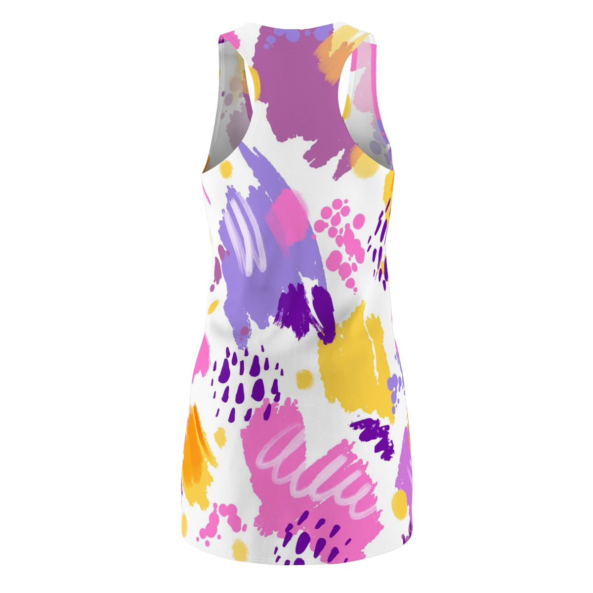 Abstract Pastel Brushstroke Racerback Summer Dress (Shop the Look) "Slides sold separately"
