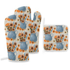 Oven Mitt & Pad Set of 3