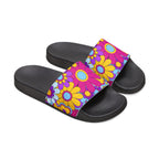 Women's Super Cute Retro Floral Slide Sandals Removable-Strap