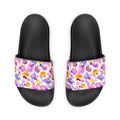 Women's Pastel Brushstroke Slide Sandals — Removable Strap