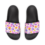 Women's Pastel Brushstroke Slide Sandals — Removable Strap