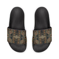 Women's Boho Tribal Slide Sandals — Removable-Strap