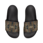 Women's Boho Tribal Slide Sandals — Removable-Strap