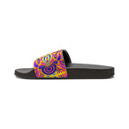 Psychedelic Flower Slide Sandals — Women's Removable-Strap Pool Slides