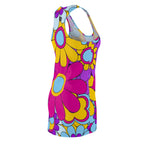 Super Cute Racerback Dress — Bright Retro Floral (Shop the Look) "Slides sold separately"