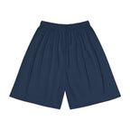 Navy Athletic Shorts with Tiny Teddy Graphic