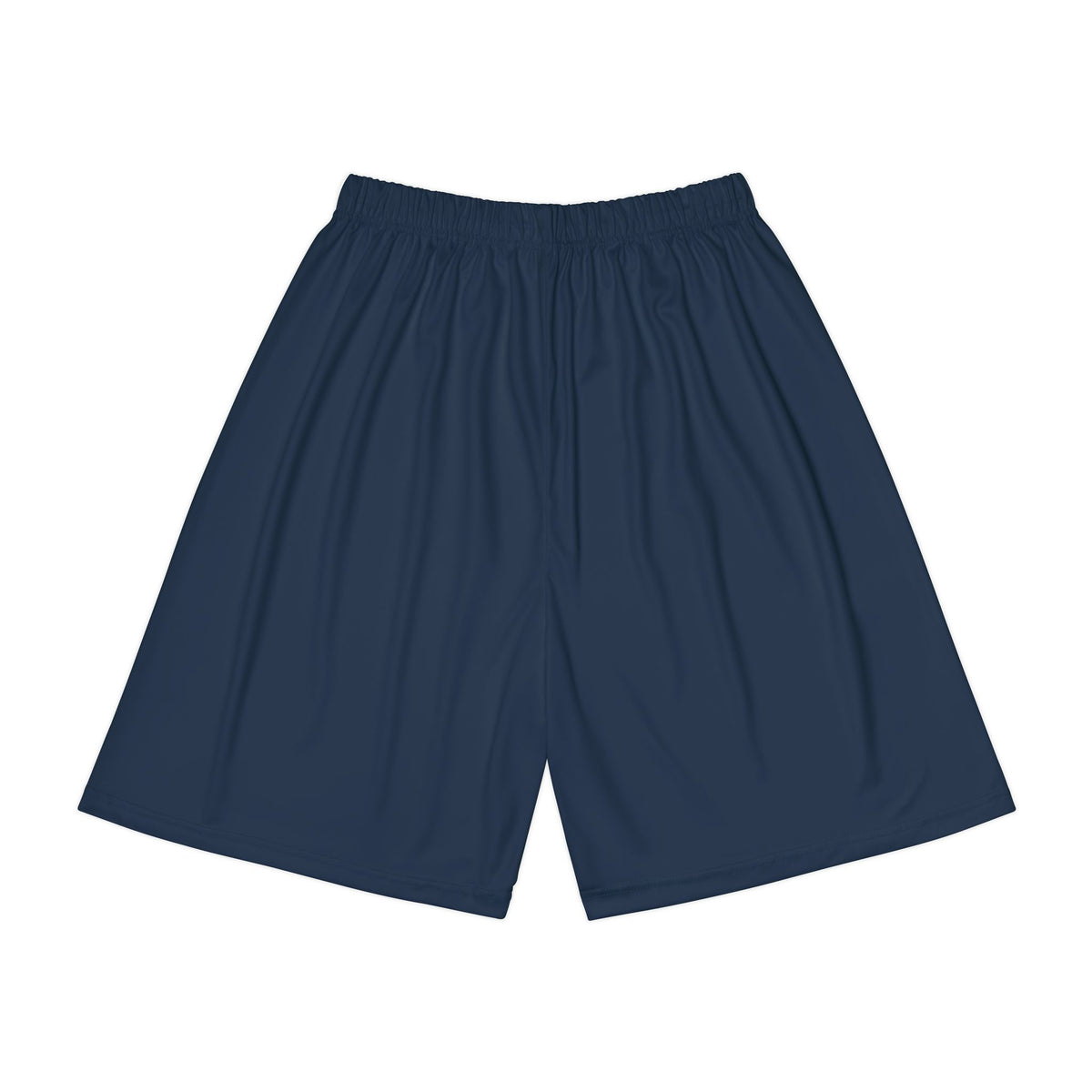 Navy Athletic Shorts with Tiny Teddy Graphic