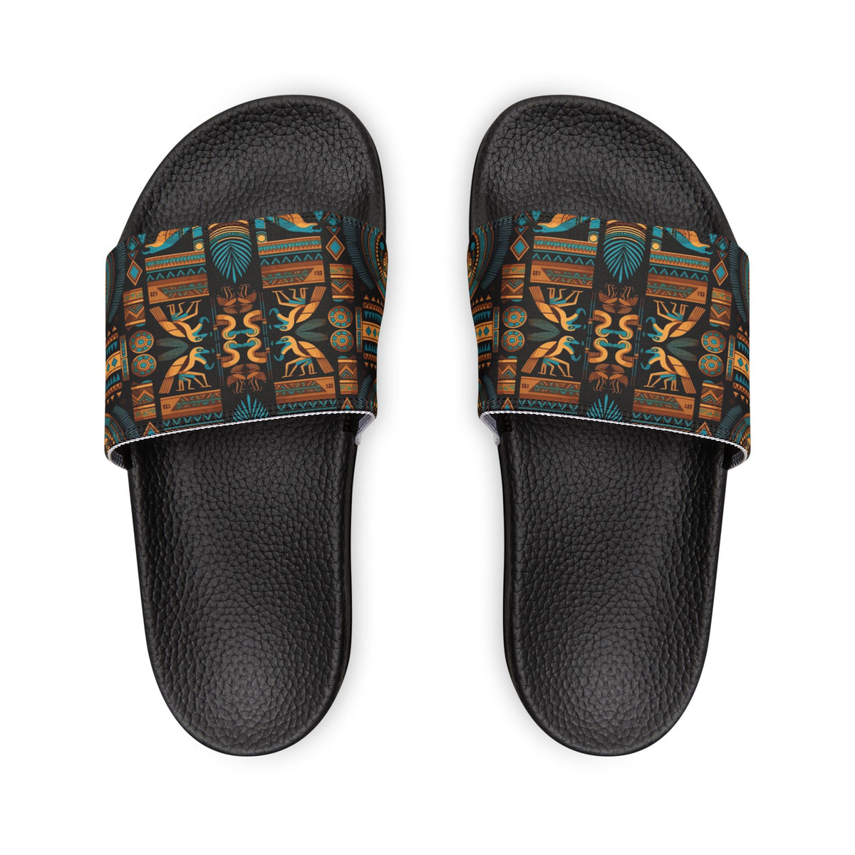 Tribal Geo Slide Sandals — Women's Removable-Strap