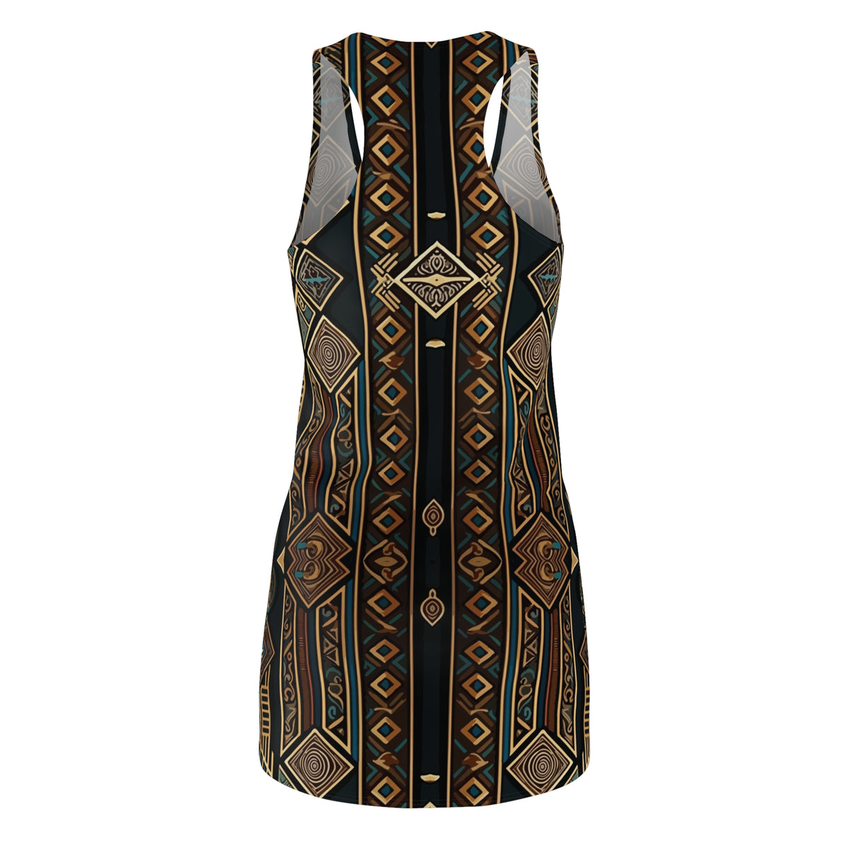Boho Tribal Racerback Dress — Earthy Aztec (Shop the Look) "Slides sold separately"