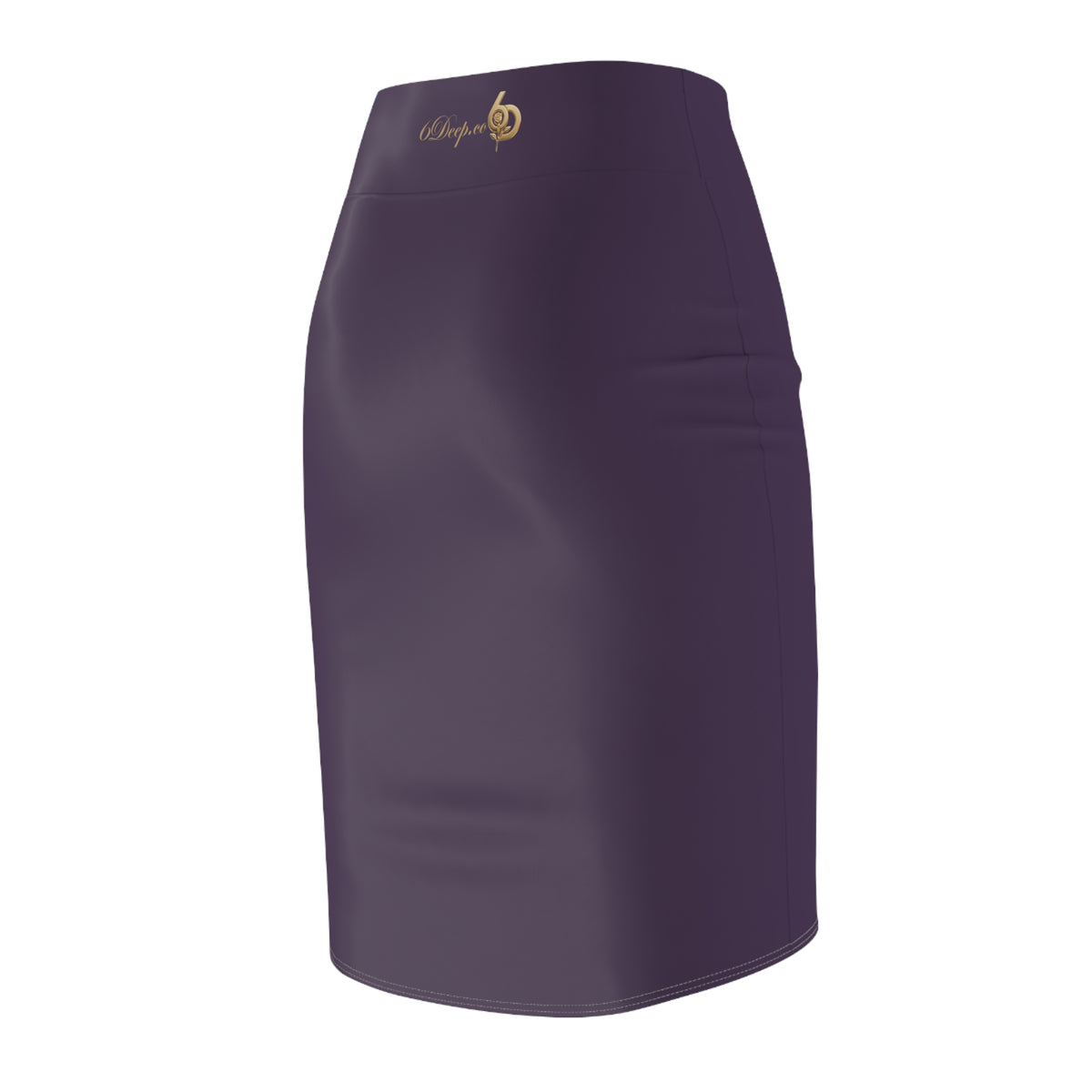 Plum Eggplant Pencil Skirt