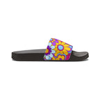 Women's Super Cute Retro Floral Slide Sandals Removable-Strap