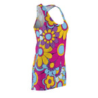 Retro Floral Racerback Dress — 60s (Shop the Look) "Slides sold separately"