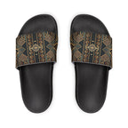 Women's Boho Tribal Slide Sandals — Removable-Strap