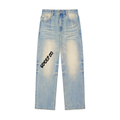 Men's 6deep Sun Fade Raw Hem Denim Jeans