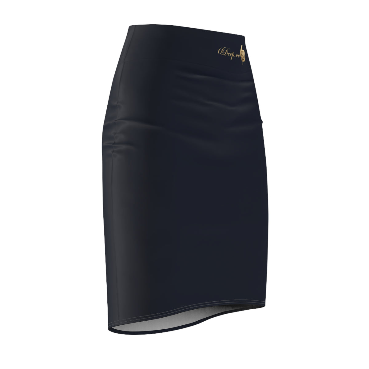 Navy Midnight Blue Pencil Skirt