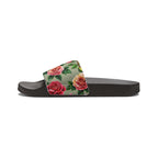 Floral Rose Slide Sandals — Women's Removable-Strap Pool Slides