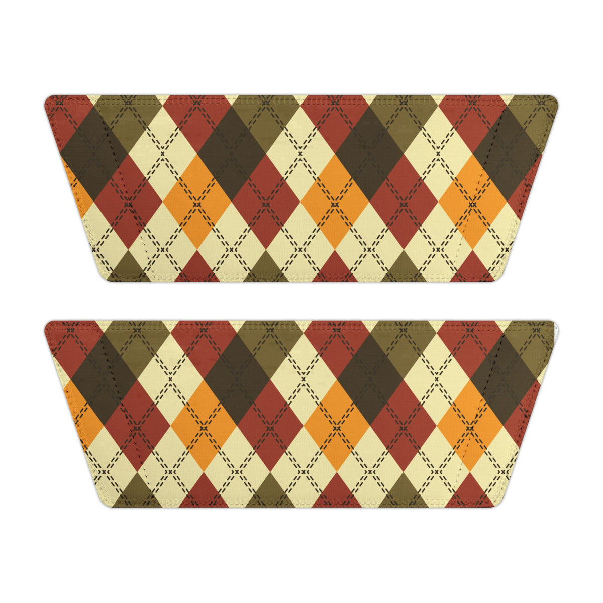 Men's Plaid Slide Sandals — Removable Strap (Matching the Men's Fitted Embroidered Jogger &amp; Top)