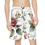 Vintage Rose Athletic Shorts by 6Deep.Co