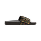 Women's Boho Tribal Slide Sandals — Removable-Strap