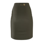 Camo Green Pencil Skirt