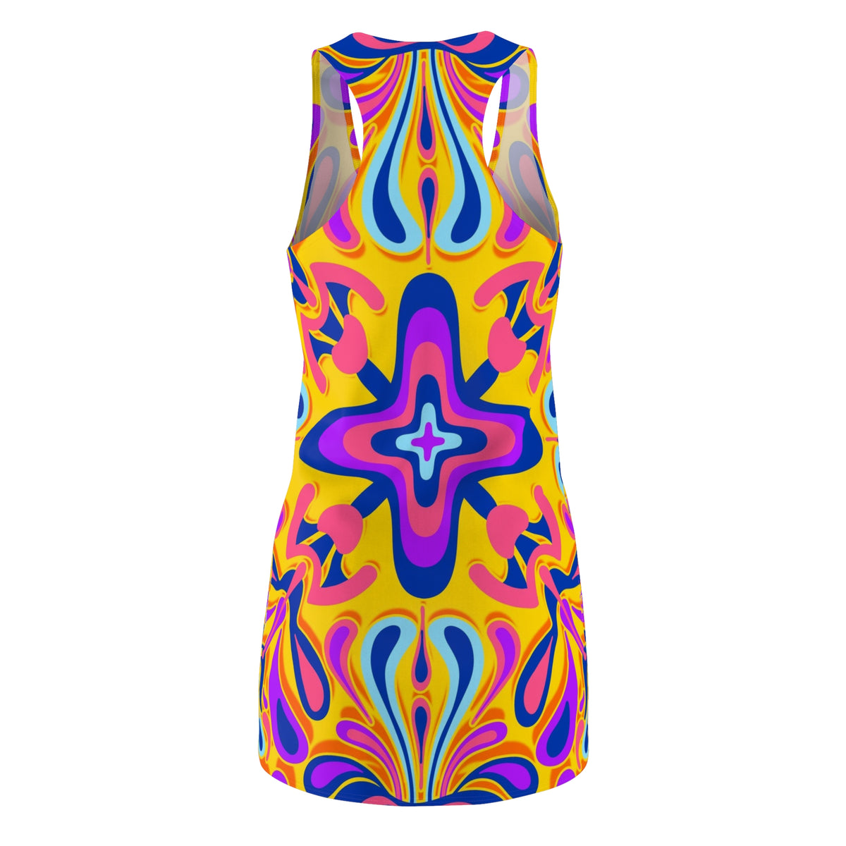 Psychedelic Floral Racerback Dress (Shop the Look) "Slides sold separately"