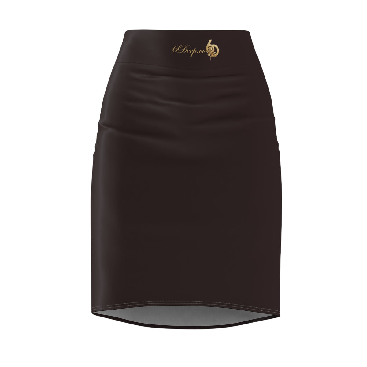Classic Chocolate Brown Women's Pencil Skirt