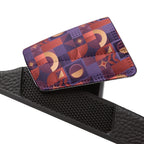 Women's Slide Sandals — Retro Geometric Removable-Strap Slides