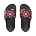 Women's Tropical Floral Slide Sandals Removable-Strap