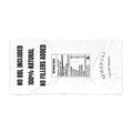 Beach Towel — '100% Natural, No Fillers Added' Nutrition Label Design