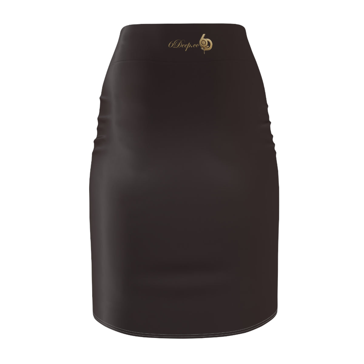Classic Chocolate Brown Women's Pencil Skirt