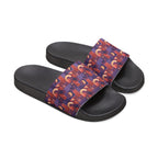 Women's Slide Sandals — Retro Geometric Removable-Strap Slides