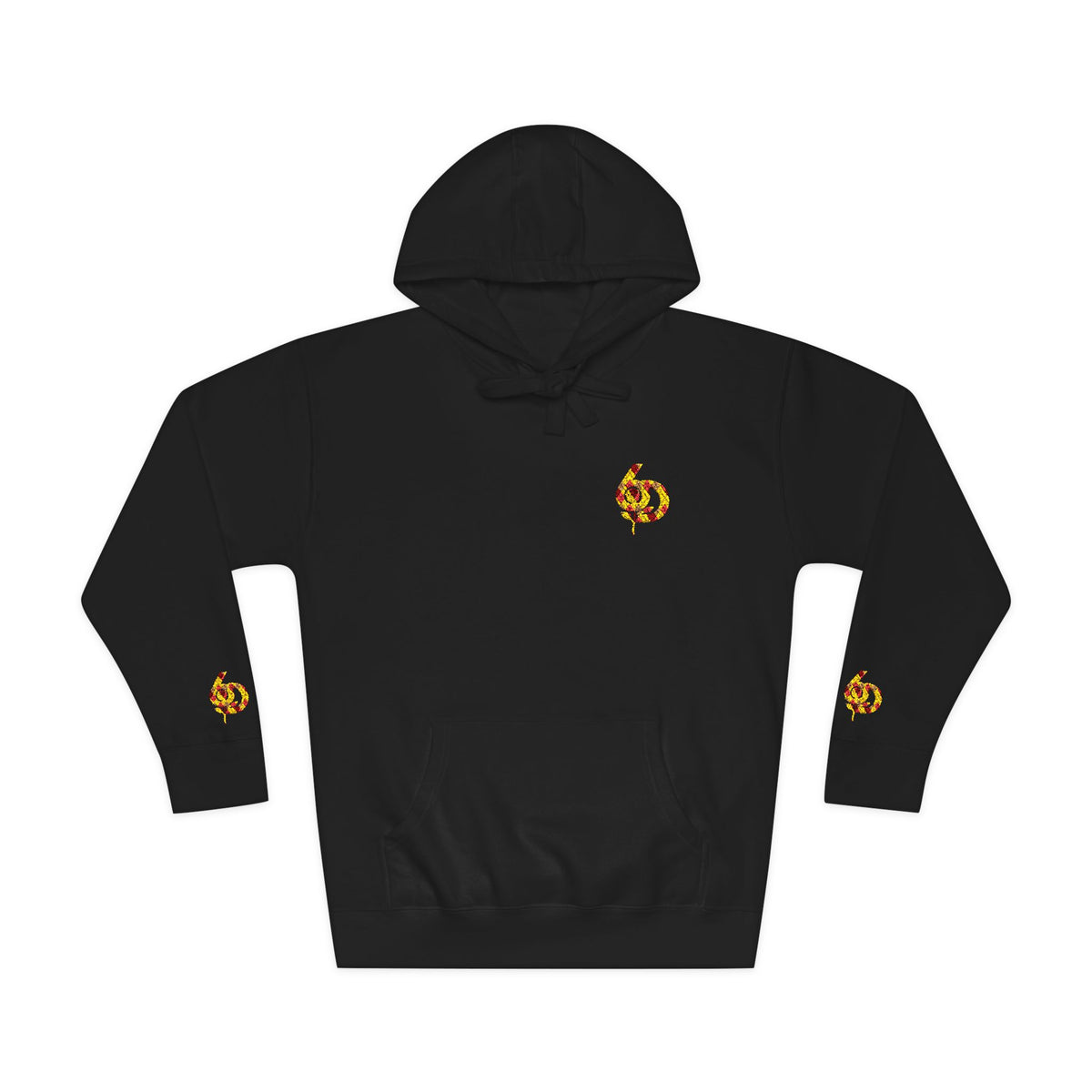 Men's Fitted Embroidered Hoodie — Cozy Fall Fleece