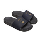 6 Deep Royal King Men's  Comfort Slides Removable-Strap