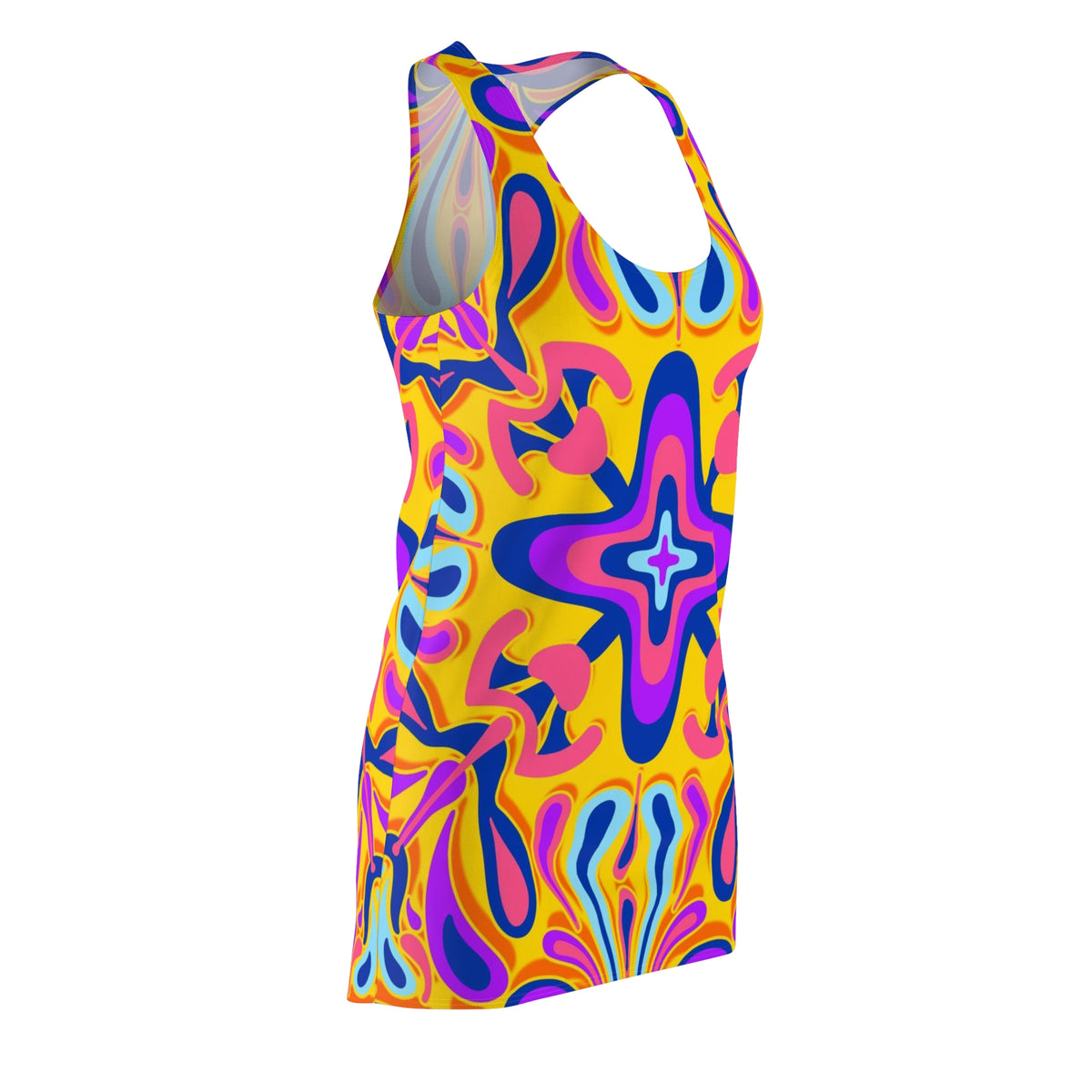 Psychedelic Floral Racerback Dress (Shop the Look) "Slides sold separately"