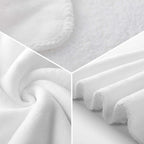 220gsm Sherpa Fleece Throw Blanket-50"×60"