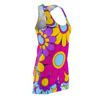 Super Cute Racerback Dress — Bright Retro Floral (Shop the Look) "Slides sold separately"