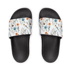 Floral Spring Watercolor Slide Sandals — Removable-Strip